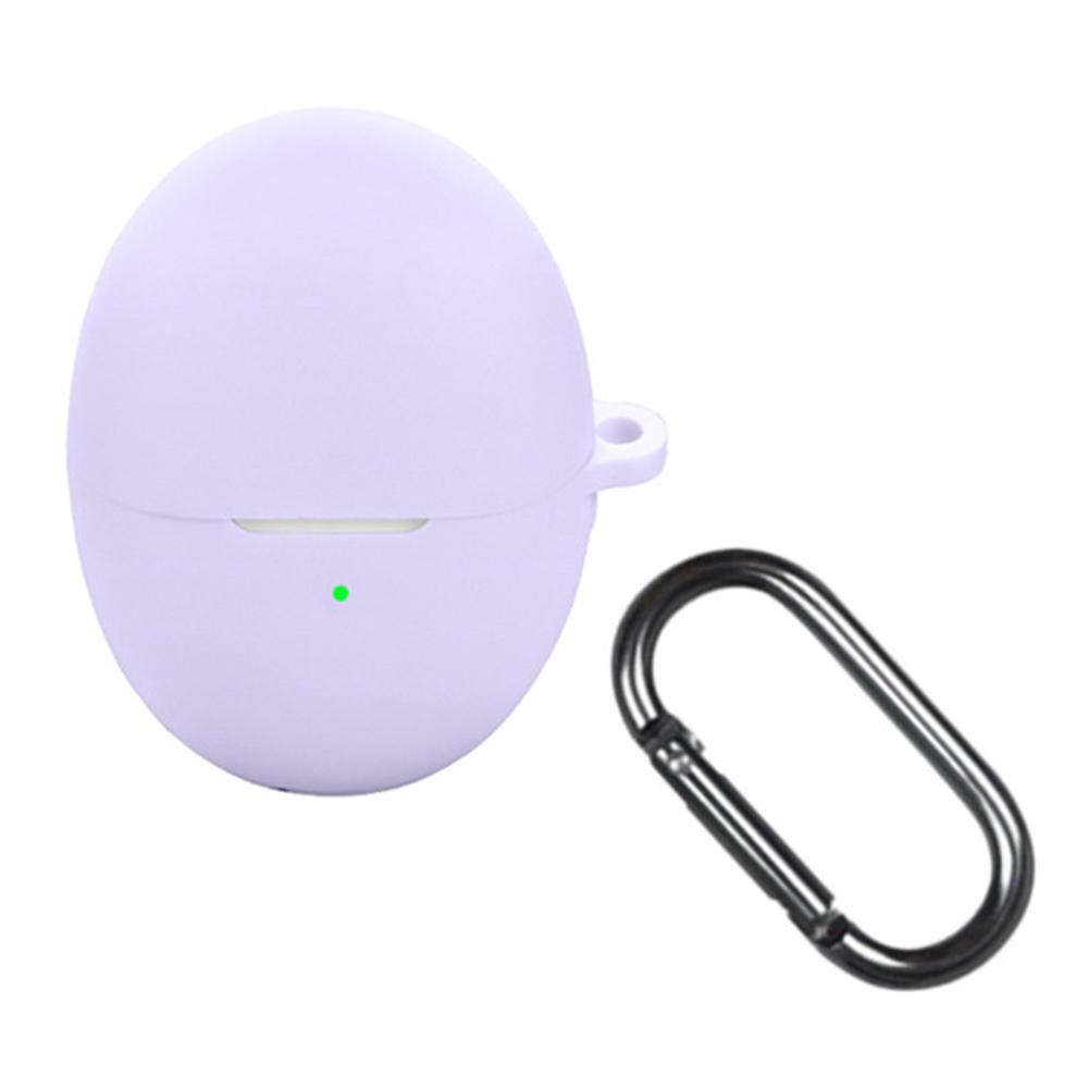 For Huawei FreeBuds 6 Silicone Case Wireless Earphones Protective Cover with Anti-Lost Buckle