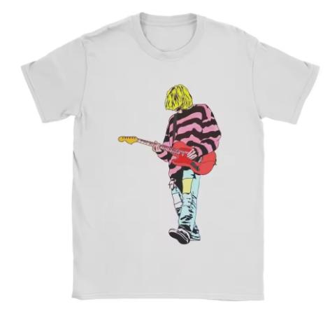 T-shirt Stampata con Nuovo Motivo Estivo Adatta Sia a Uomini Che a Donne Realizzata in Puro Cotone T-shirt alla Moda e Versatile