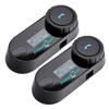 FreedConn Motorcycle Helmet Bluetooth Waterproof Bluetooth Intercom with 800M LCD Simultaneous FM Radio of TCOM-SC Headset, Range, Screen, Two-Person