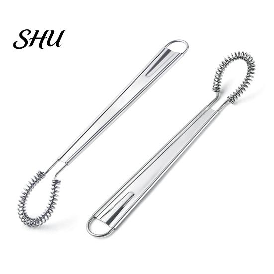 Milk Frother Egg Mixer Sturdy Good Elasticity Stainless Steel Stick Blender Hand Held Spring Whisk for Kitchen