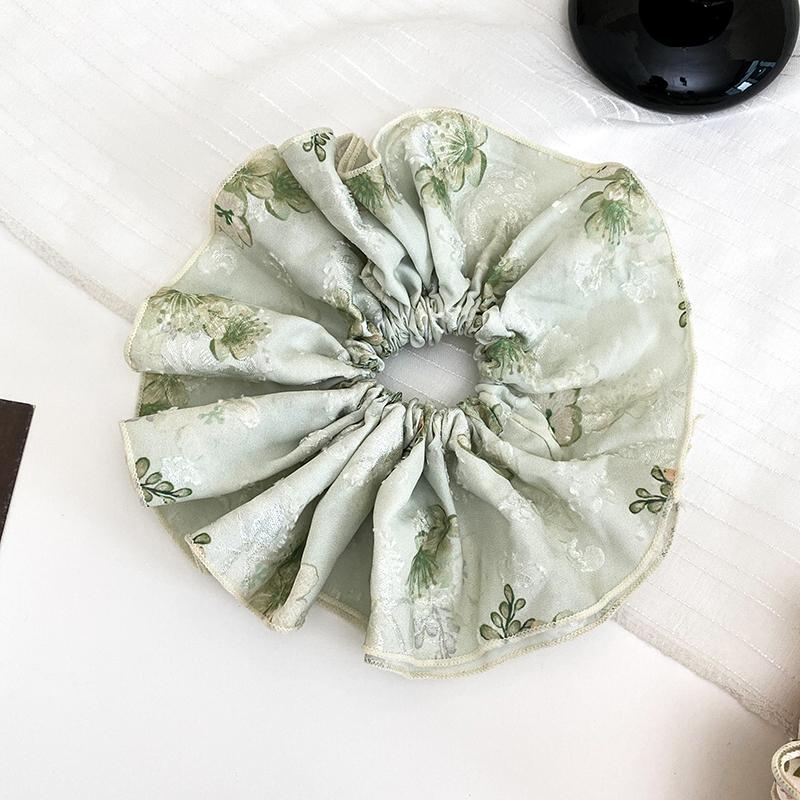 

Корейские резинки для волос с цветами, повязка на голову для женщин, милый темперамент, резинка для волос для высокого хвоста, резинка, аксессуары для волос