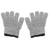 2Pcs Cut Resistant Gloves Level 5 Cutting Labor Gloves Suitable for Kitchen Garden Work Grey