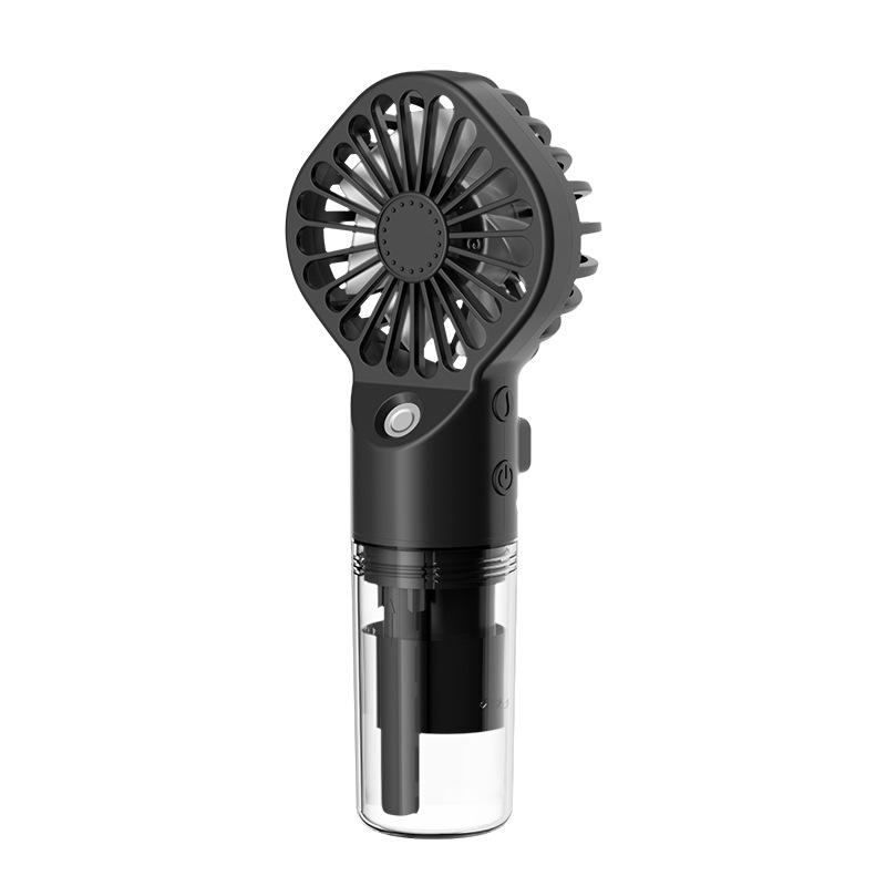 Portable Mini Cartoon Fan & Humidifier: Children's Handheld Water Spray