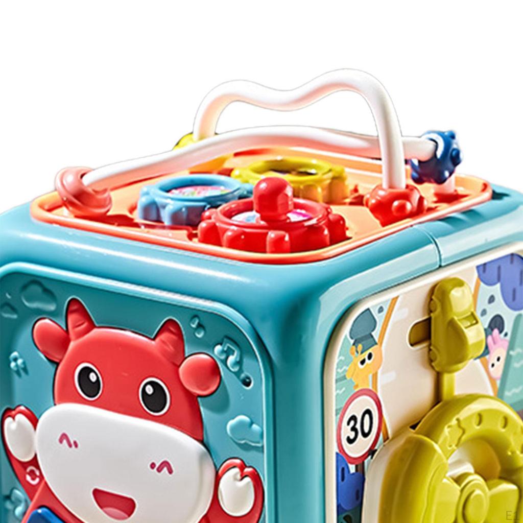 Activity Cube Baby Musical Toys 6 Sided centers play Center Toy for Boys Girls