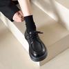 Female Shoes on Sale 2025 New Lace Up Women's Pumps Autumn Round Toe Solid Mary Jane Mid Heel Water Proof Dress Work Loafers