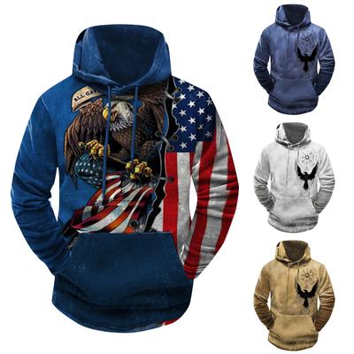Modischer, lockerer, langärmliger Kapuzenpullover für Herren und Damen