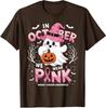 In October We Wear Ghost Breast Cancer Awareness Unisex T-Shirt