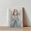 Plakat Portret Anioła W Delikatnej Sukni Plakat Portret Anioła W Delikatnej Sukni, 40X50 Cm, Rama Aluminiowa Złota, Papier Matowy 230 Gsm