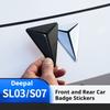 For Deepal SL03 S07 L07 Blackened Car Emblem Letter Sticker Black Warrior Exterior Modification Accessories