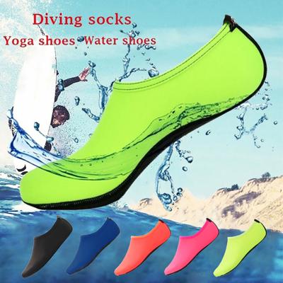 1 Pair Unisex Waterproof Beach Swimming Diving Snorkeling Socks Non-slip Shoes (Please Order One Size Larger Than Usual)