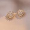 Necklace Women's Japanese and Korean Rotating Micro Inlaid Zircon Rotating Fashion Set Clavicle Chain Necklace Jewelry