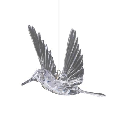 Aerial Hanging Acrylic Hummingbird Wedding Transparent Crystal Bird Home Hotel Ceiling Decoration Pendant