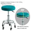 Solid Color Round Chair Cover Dining Stool Cover Elastic Chair Cushion Cover Washable Bar Seat Cover Seat Slipcover Thickened