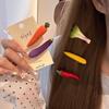 6Pcs/Set Realistic Vegetable Shape Food-Shaped Hairpin Novelty Side Hair Clips  Bangs Flyaway Hair