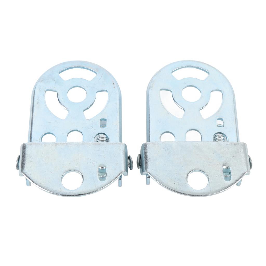 1 para pedałów tylnych do roweru stal manganowa oszczędzające miejsce składane pedały tylne do roweru podnóżki srebrne