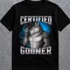2026 Sommer Herren Zertifiziert Gooner Wolf Meme Dunkler Humor T-Shirt Damen Herrenbekleidung Tee Streetwear Lässig Kurzarm Gen Z Oberteil