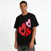 Heart Print Casual Versatile Top Unisex Loose T-Shirt For Daily Wear Pure cotton T-shirt