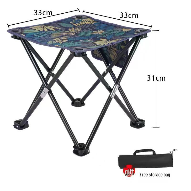 Portable Folding Stool for Outdoor, Fishing, Household, Leisure, and Art Sketching