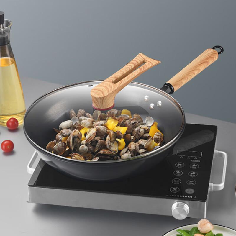 Kangbahe 32cm Refined Iron Non-Stick Wok