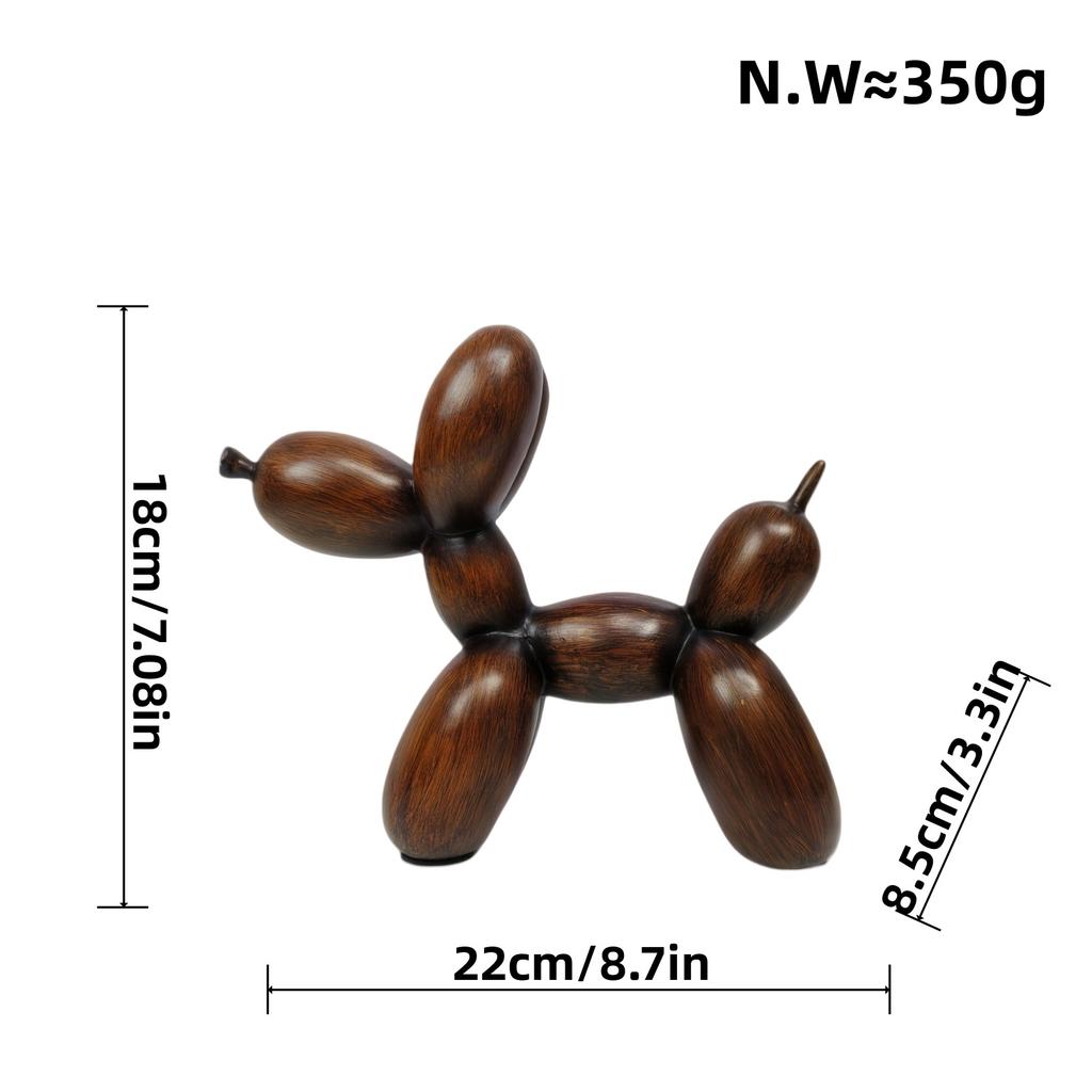 Nordic Balloon Dog Ornaments Simple and Elegant Unique Resin Crafts Home Living Room TV Cabinet Tabletop Decorations