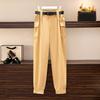 Women Trousers Elastic Waist Casual Loose Ladies Plus Size Sports Solid Color Summer Harem Pants