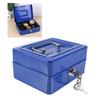 Portable Safe Box with 2 Key Fireproof Anti Theft Multipurpose Security Case Lock Box for Documents Jewelry