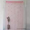 Door String Curtain Wall Panel Fringe Tassel Room Divider Blind Tassel Screen with Roses for Home Window Bedroom Decoration
