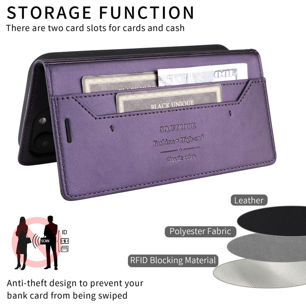 Luxury Leather Case for Samsung Flip Folio RFID Blocking Wallet Kickstand Protective Cover Holster For Samsung Galaxy S22 S23 S24 S25 Ultra Note20