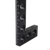 4-inch Aluminum Alloy Rectangular Positioning 90 Degree Square Woodworking Ruler