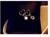 New Fashion Jewelry Drop Earring Love Cz Crystal Pendants Dangling Earrings For Women Boucle D'oreille Femme