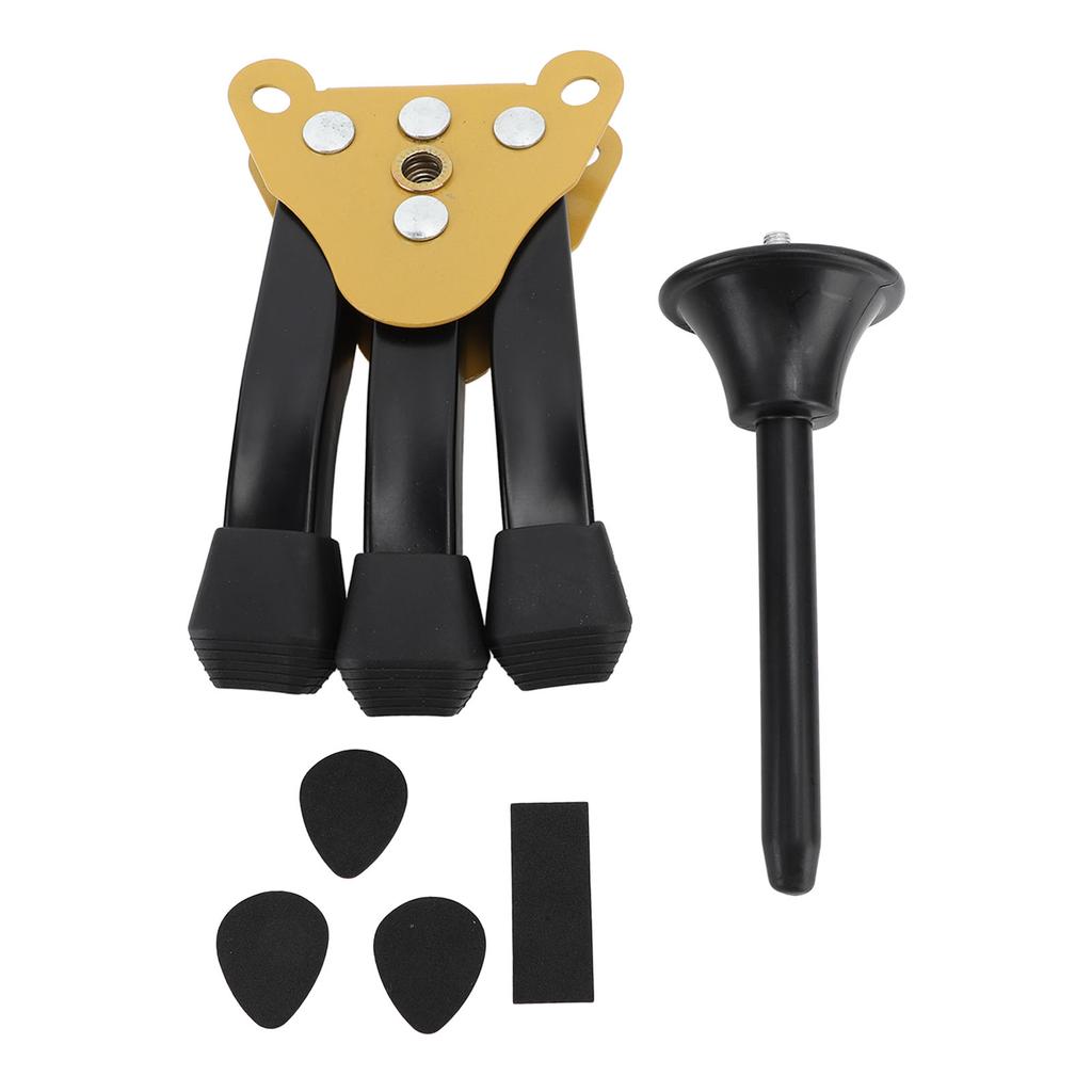 Flute Clarinet Stand Portable Anti Slip Foldable Rugged Oboe Holder Stand for Soprano Saxophone Wind Instruments