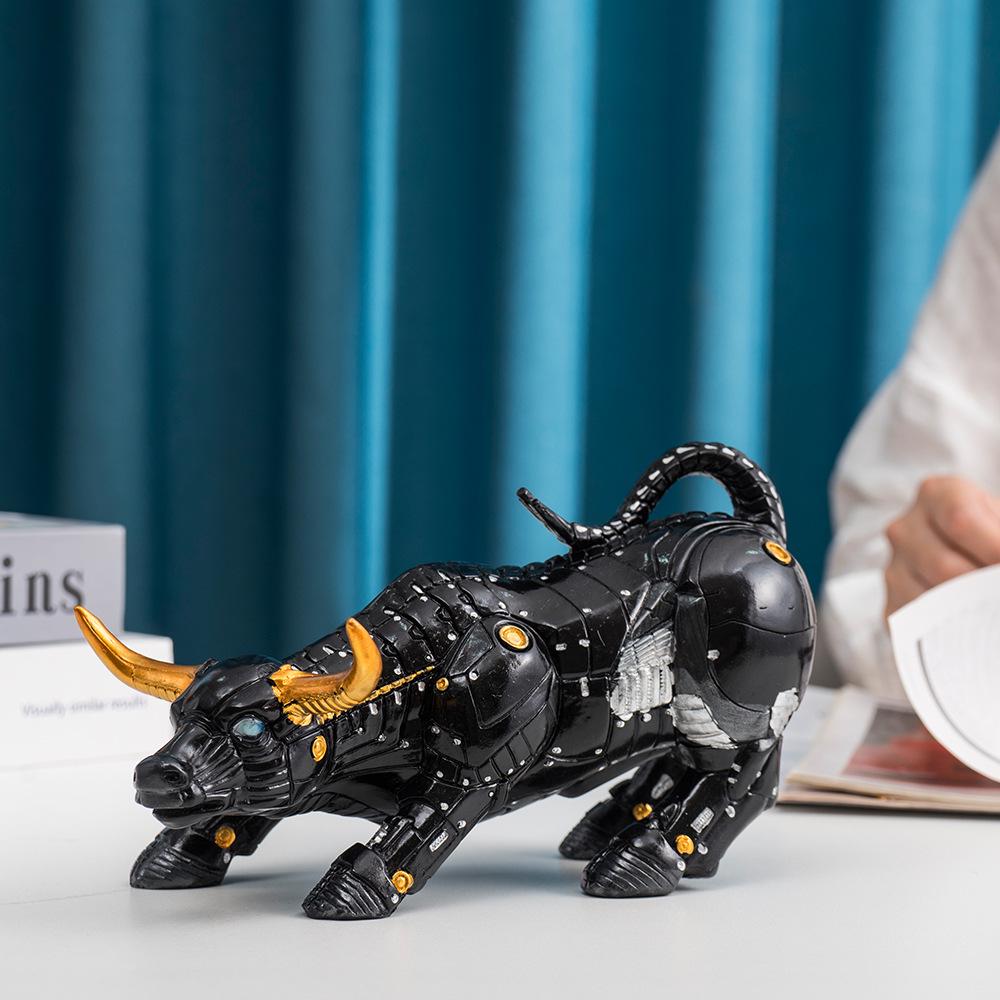 

Bitcoin Bull Wall Street Office Resin Ornament