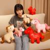 2026 Horse Year Zodiac Horse Figurine Letter Print Horse Stuffed Animal  Chinese New Year