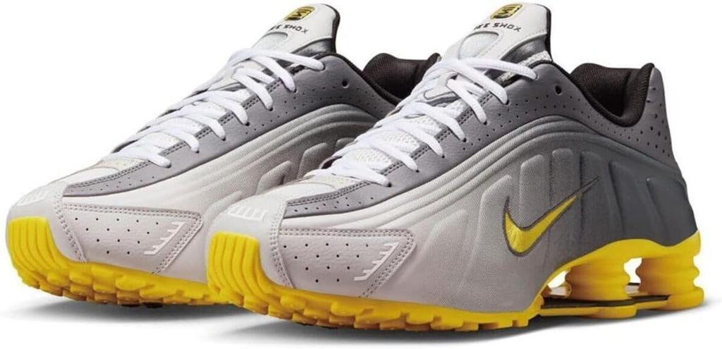 Nike Shox R4 Size SE, Gray/Yellow/White, IH3397-078, 26.0cm