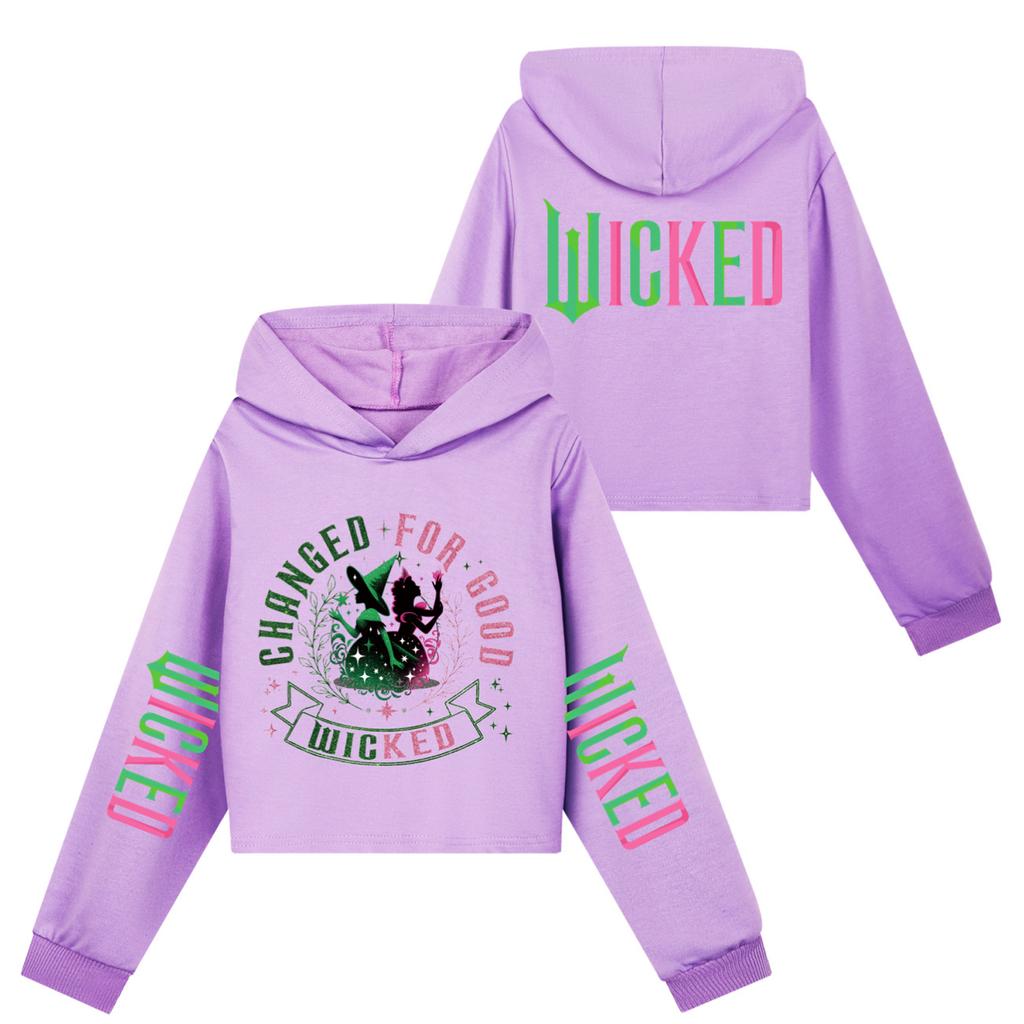 Children's Long-sleeved Loose Pullover Letter-printed Hooded Sweatshirt