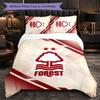 Nottingham Forest Themed Bedding 3Pcs Duvet Cover Set Decorative Bed Linen For Teen Room Home Decoration