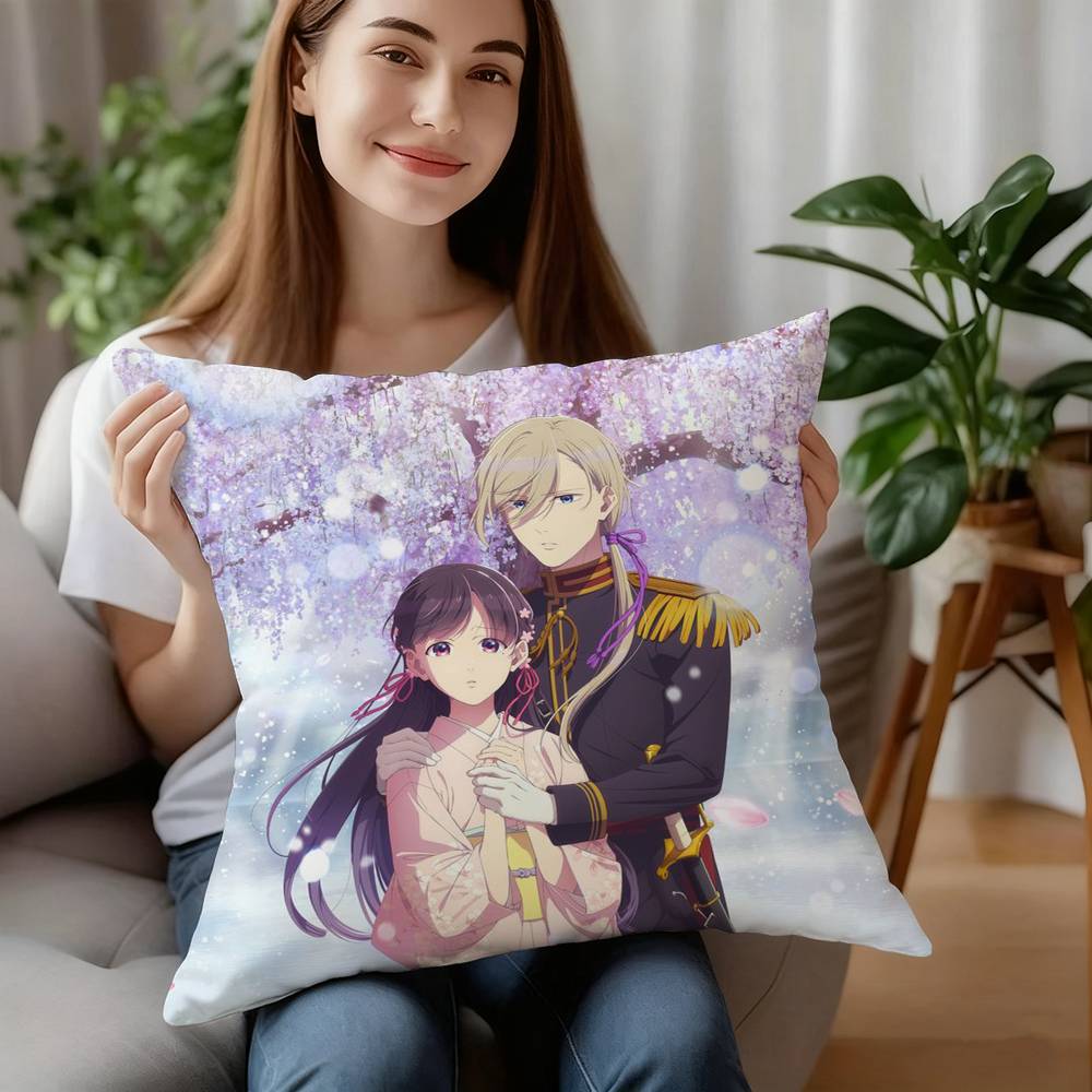 My Happy M-MarriageS Pillow Case Plush Fabric Soft Pillowcase Double Sided Print Cushion Cover Household Gifts 12x12Inch