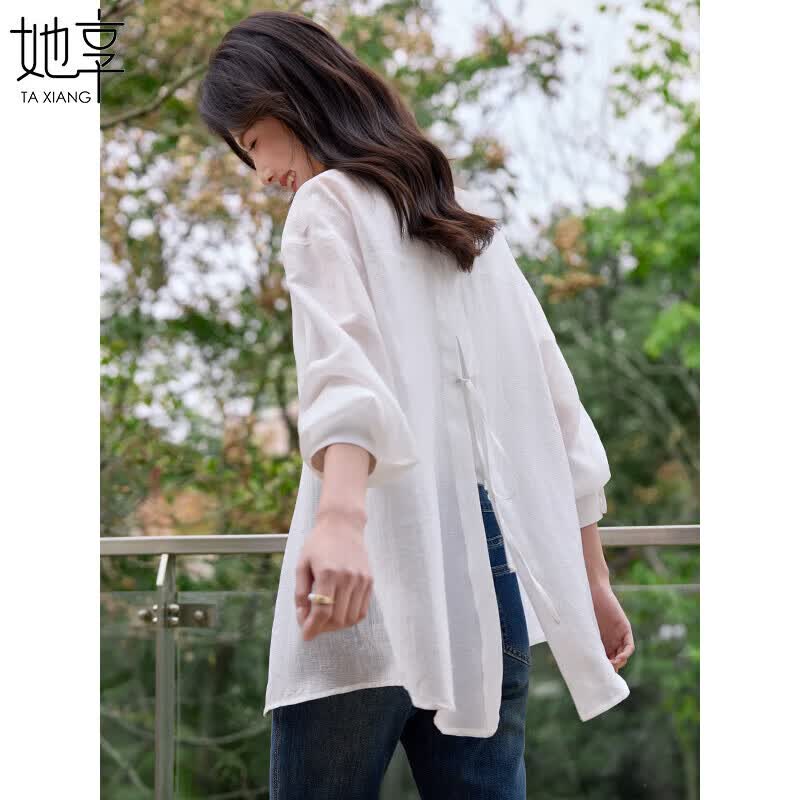 Women s Lyocell Blend Casual Long-Sleeve Shirt Jacket XL
