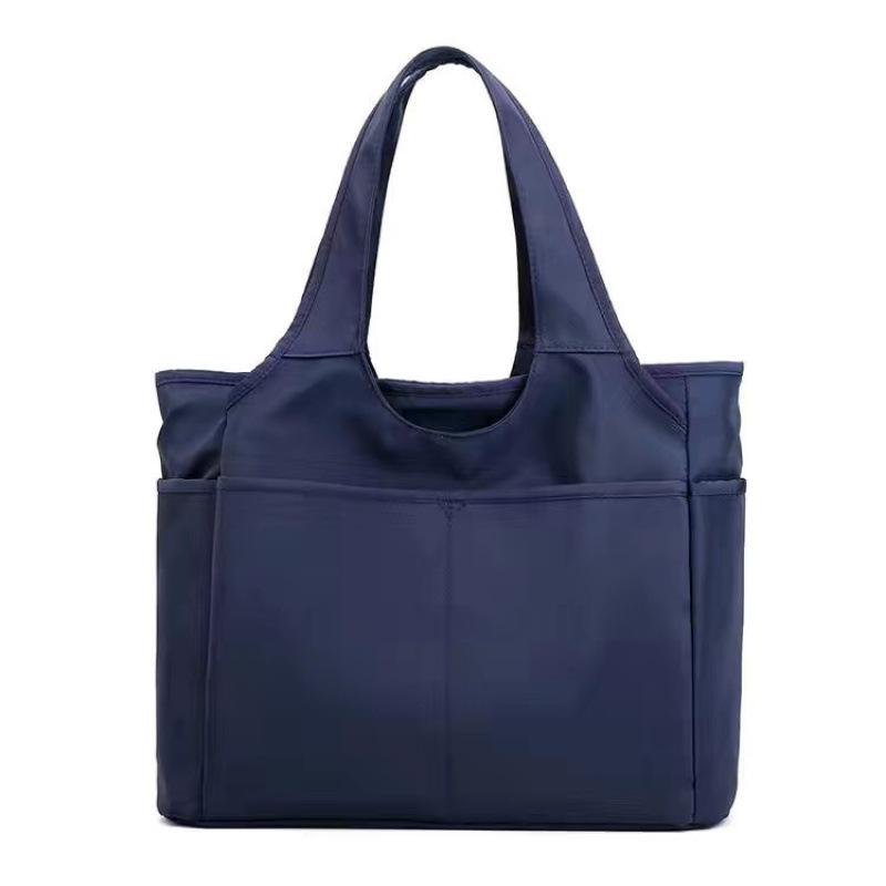 Women's Large Capacity Multi-Compartment Canvas Tote Bag