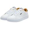Puma Baskets Basses Classiques Décontractées Grounded Perf Baskets Unisexe Blanc Gris 398418-01