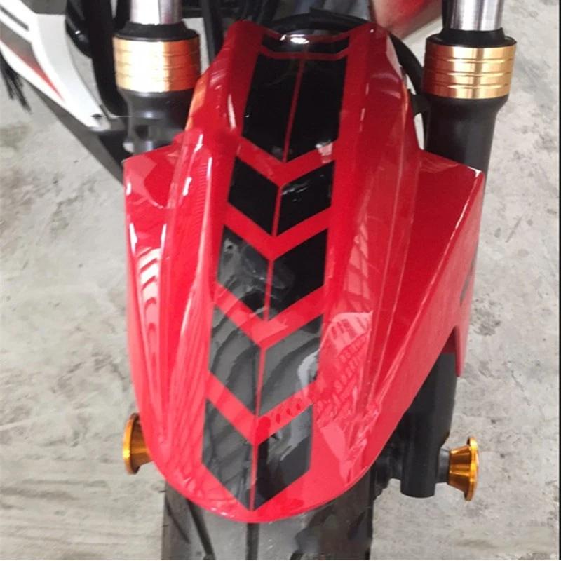 Adesivi a strisce con frecce per moto, pasta per parafanghi, nastro riflettente universale impermeabile e antiolio per moto, accessori per moto