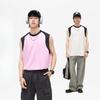 Ärmelloses Rundhals-T-Shirt für Herren Lässiges lockeres Tanktop für Herren Oberteil für Herren