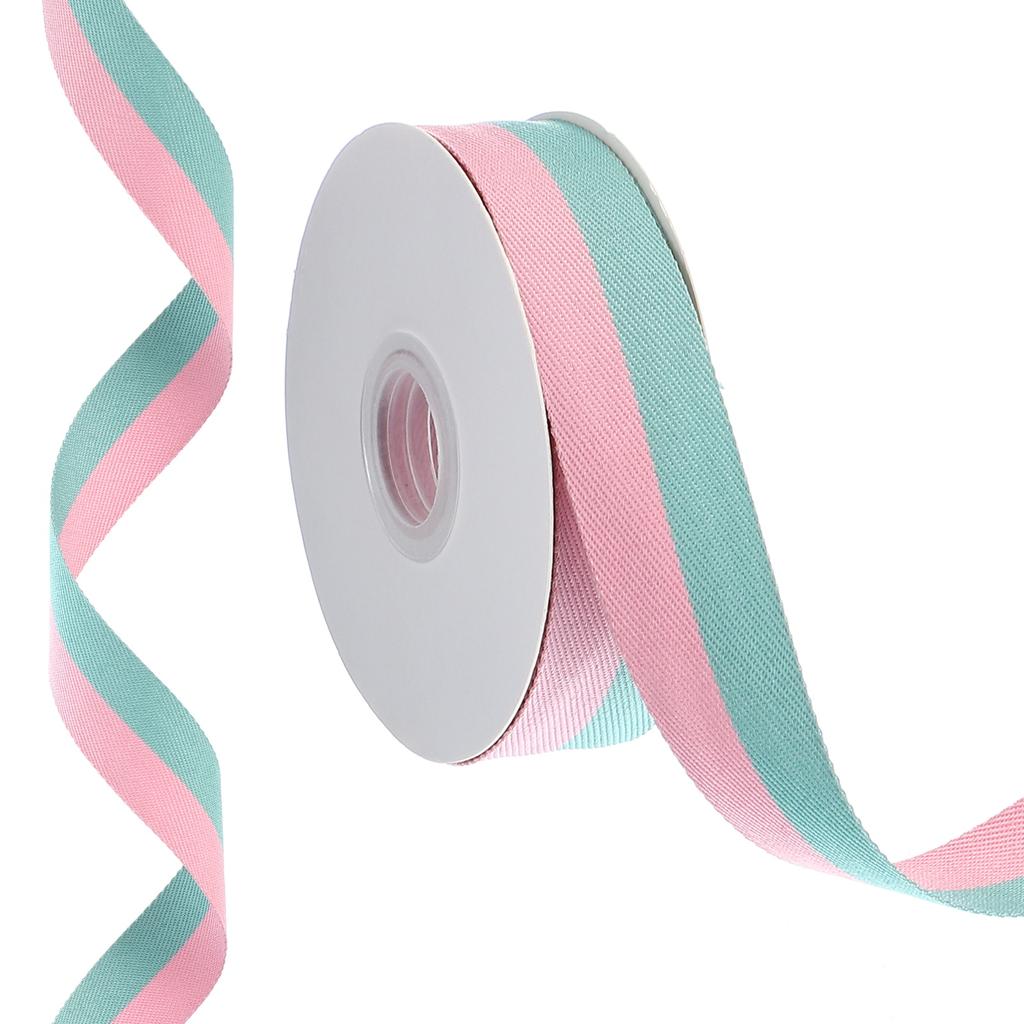 9.8 Yards Christmas Striped Ribbon Ribbon Candy Roll Garland Gift Wrapping Wreaths Bows Gift Box Packaging Holiday Decoration