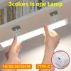 Bewegungssensorleuchte Kabelloses LED-Nachtlicht Wiederaufladbare Leuchte Schrankleuchte Kleiderschranklampe Treppen-Hintergrundbeleuchtung Für Küche