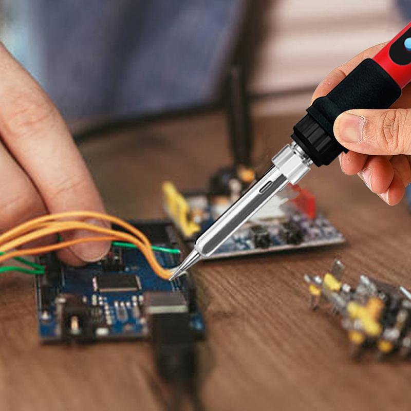 Dijital LCD Ekranlı Havya 80W Açma/Kapama Anahtarlı Seramik Isıtıcı Havya Uçları Ayarlanabilir Sıcaklık Kaynak Aletleri