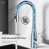 De'er Pull-Out Brass Kitchen Faucet with Dual Spray