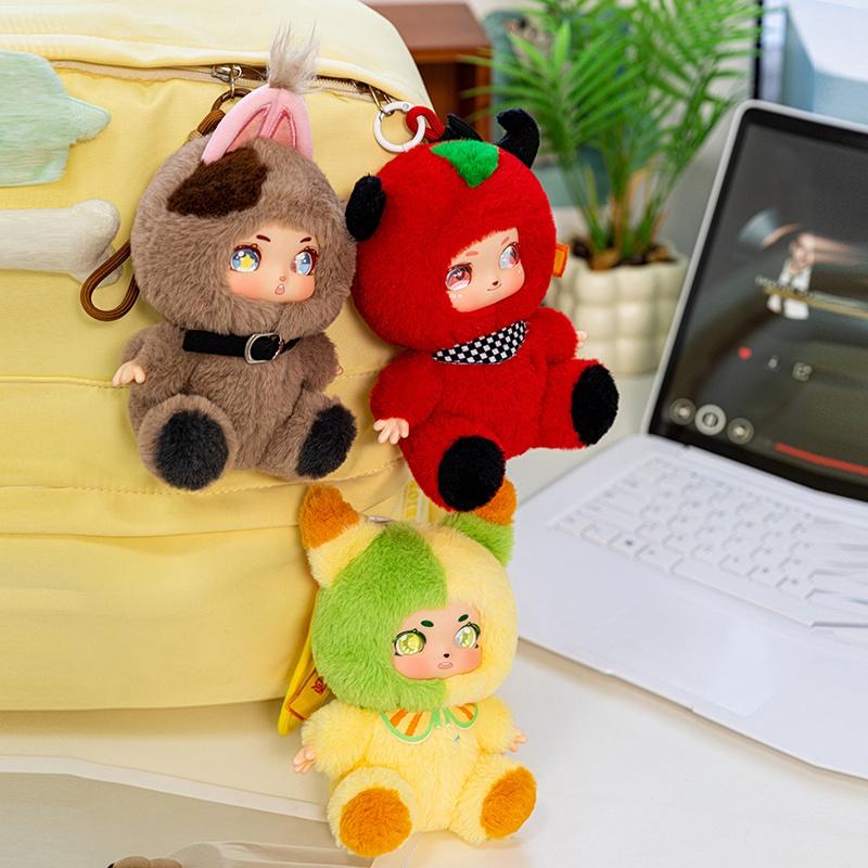 Schattige Emotionele Harige Monster Serie, Kawaii Mysterie Vinyl Pluche Verzamelspeelgoed voor Verjaardagscadeau