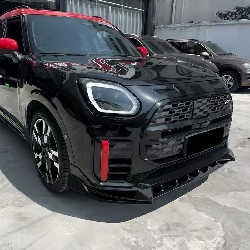 Spoiler Sottoparaurti Anteriore Splitter Per MINI Countryman JCW U25 2024 2025 Kit Carrozzeria Upgrade Accessori Auto