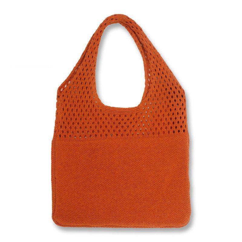 Große Kapazität Gestrickte Schultertasche Tragetasche Einkaufstaschen Damen Reise Geschenk