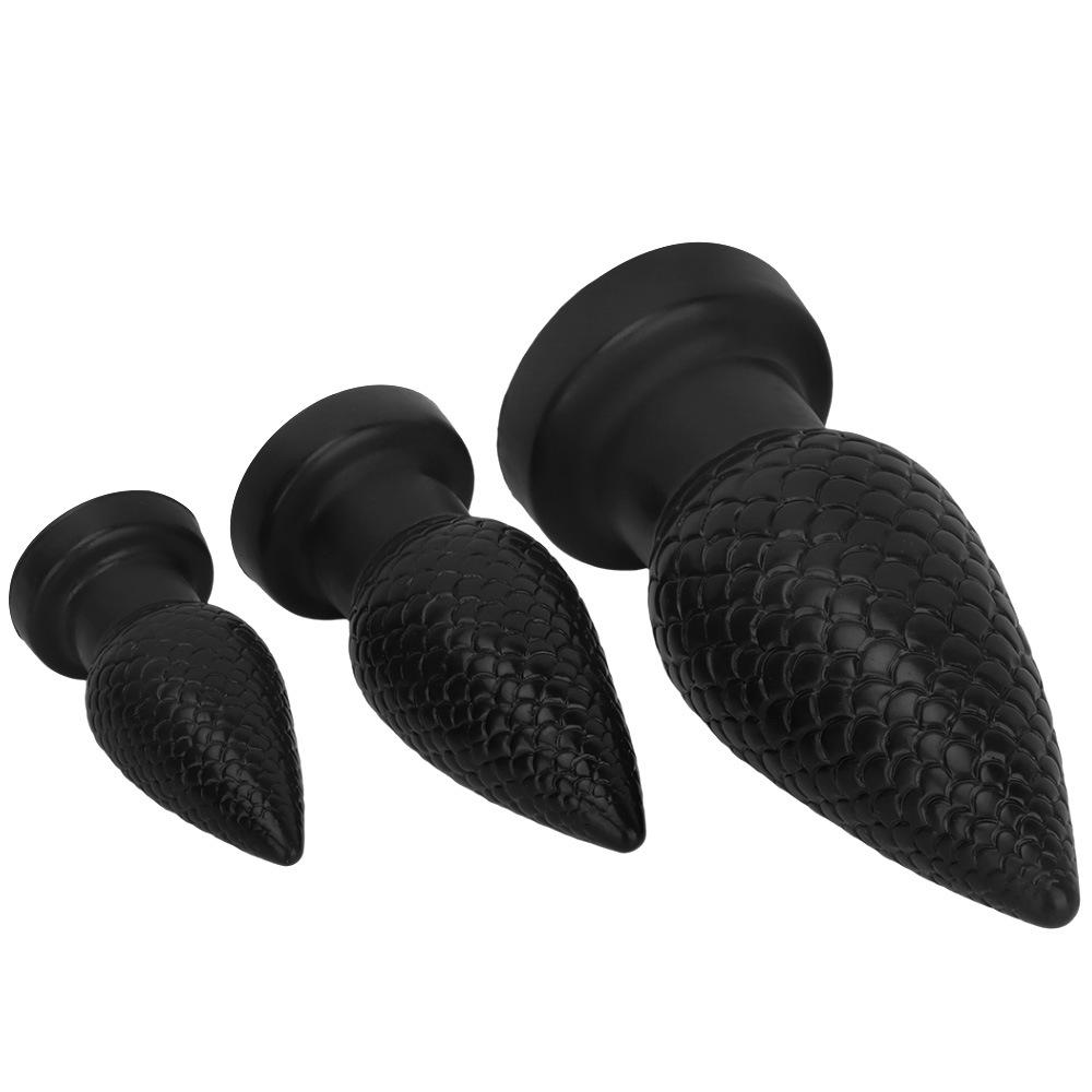 Liquid Silicone Dragon Anal Plug Large Dildo Butt Expander Fisting Toy for Men and Women